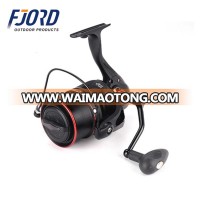 FJORD 12+1BB High Quality Double Bearing Gapless Spinning Shallow Spool Long Cast Fishing Reels With Free Plastic Spare Spool